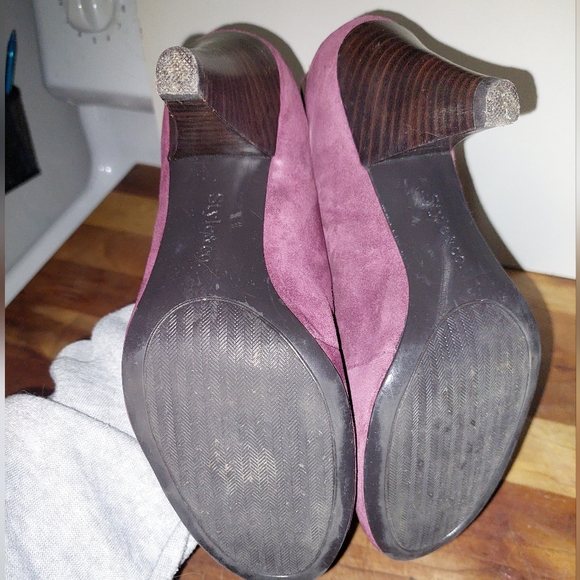 Style & Co Purple Vintage heels - Picture 4 of 7